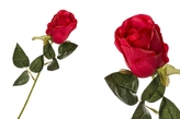 Umělá růže červená 51 cm