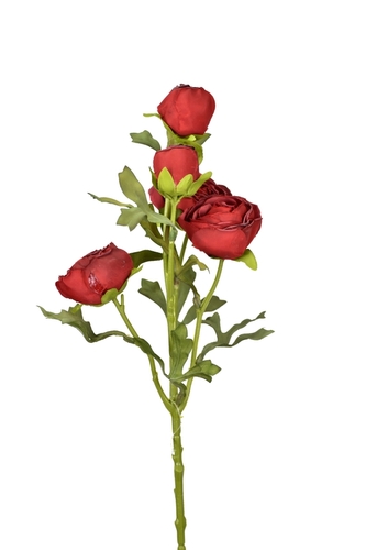Umělá růže bordó 60 cm