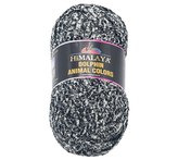 Příze DOLPHIN animal color - zvířecí kůže - černá, bílá - 100g / 90 m