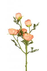 Umělá růže oranžová 60 cm