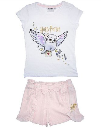 KOMPLET TRIČKO A KRAŤASY HARRY POTTER - velikost 8