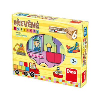 Dřevěné kostky - Dopravní prostředky