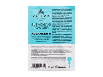 Kallos Cosmetics KJMN Barva na vlasy Advanced 9 Bleaching Powder 35 g pro ženy