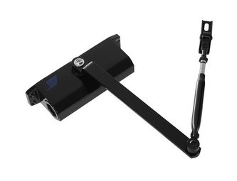 Černý dveřní zavírač 35-60 kg