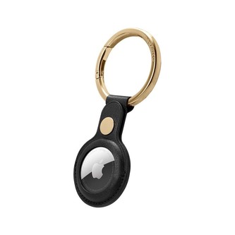 Spigen Basic Leather kryt Apple AirTag černý