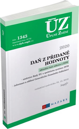 ÚZ 1343 Daň z přidané hodnoty