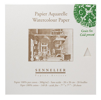 Sennelier blok akvarelový cold pressed 30x30 cm