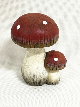 Keramické houby Muchomůrky červené 11,4x8,5x7 cm