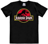 Pánské tričko Jurassic Park|Jurský park: Logo (XL) černá bavlna