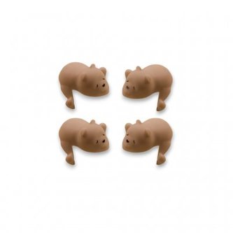 NUUROO Tui Silikonová ochrana rohů 4 ks Brown