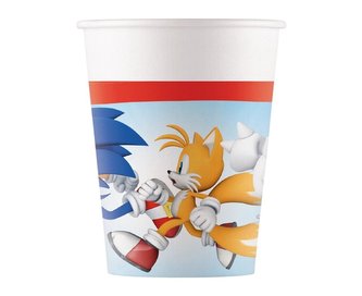 Papírové kelímky Sonic - 8 ks