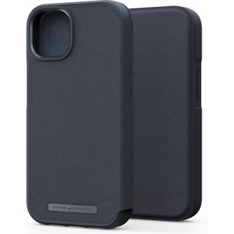 Njord Leather MagSafe Wallet pouzdro iPhone 14 černé