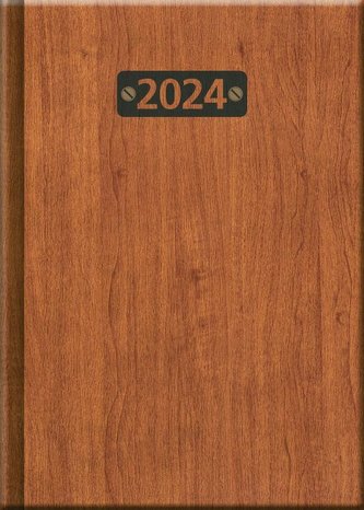Diář 2024 Praktik DŘEVO, denní A6