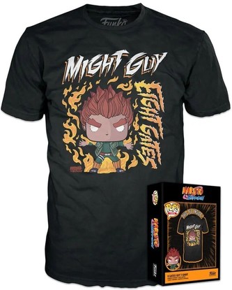 Funko Boxed Tee: Naruto- 8 Gates Guy- M