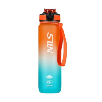 NCD68 ORANŽOVO-MODRÁ TRITANOVÁ LÁHEV NA PITÍ 1000 ML NILS CAMP