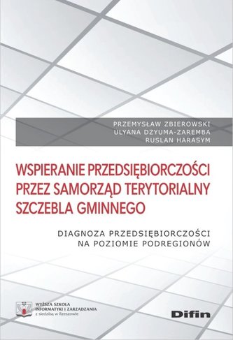 Wspieranie przedsiębiorczości przez samorząd terytorialny szczebla gminnego Wspieranie przedsiębiorczości przez samorząd terytorialny szczebla gminnego