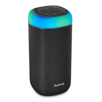 Hama Bluetooth reproduktor Shine 2.0, LED podsvícení, IPx4, černý