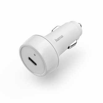 Hama rychlá USB nabíječka do vozidla, USB-C, Quick Charge 3.0 / Power Delivery, 18 W, bílá Hama rychlá USB nabíječka do vozidla, USB-C, Quick Charge 3.0 / Power Delivery, 18 W, bílá