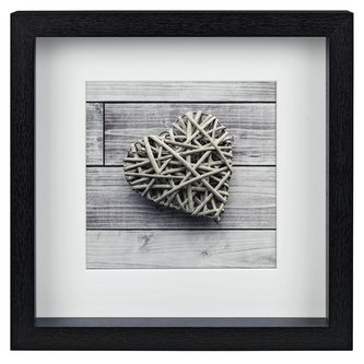 Hama portrétový rámeček dřevěný SCALA, 23x23 cm, černý Hama portrétový rámeček dřevěný SCALA, 23x23 cm, černý