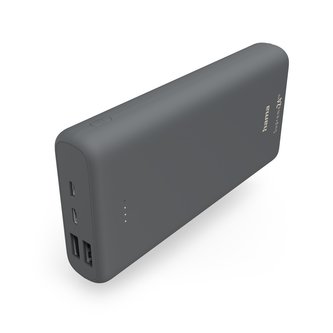 Hama Supreme 24HD, powerbanka, 24000 mAh, 3 A, 3 výstupy: 1x USB-C, 2x USB-A Hama Supreme 24HD, powerbanka, 24000 mAh, 3 A, 3 výstupy: 1x USB-C, 2x USB-A