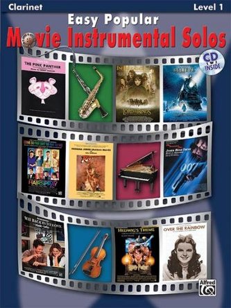 Easy Popular Movie Instrumental Solos: Clarinet, Book & Online Audio/Software [With CD]