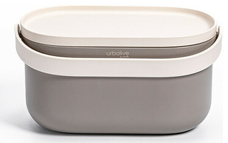 Urbalive Nádoba na bioodpad s rámečkem a sáčky Taupe + slonová kost