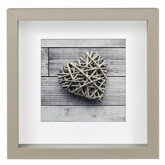 Hama portrétový rámeček dřevěný SCALA, 23x23 cm, šedý