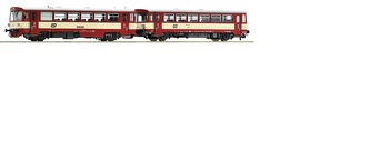 Roco Dieselový motorový vůz 810 458-0 s přívěsem, CD - 70376