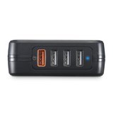 Hama rychlá síťová USB nabíječka 4x USB (1x QC), 33 W