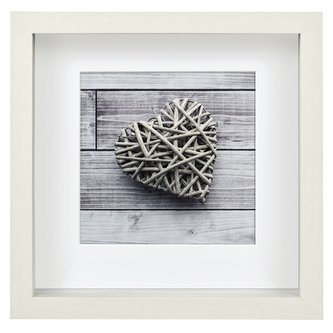 Hama portrétový rámeček dřevěný SCALA, 23x23 cm, bílý Hama portrétový rámeček dřevěný SCALA, 23x23 cm, bílý