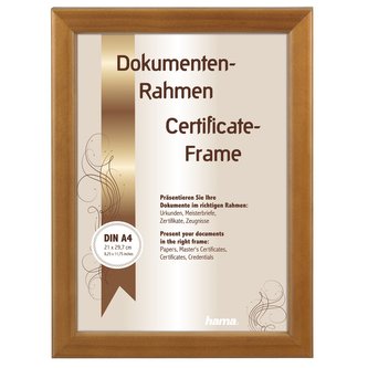 Hama rámeček dřevěný BELLA, ořech, 21x29,7 cm (formát A4) Hama rámeček dřevěný BELLA, ořech, 21x29,7 cm (formát A4)