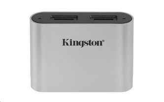Kingston USB3.2 Gen1 Workflow Dual-Slot microSDHC/SDXC UHS-II Card Reader