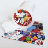 Sada MAGICKÁ VOSKOVKA KROK ZA KROKEM, 10 výseků, 6 voskovek, brožura, kyblík