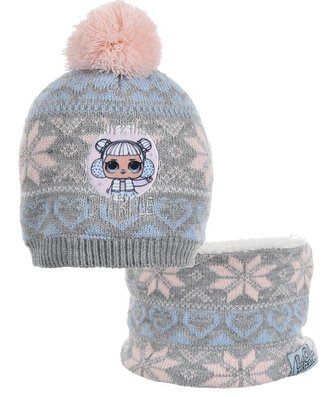 SOUPRAVA ČEPICE A NÁKRČNÍK L.O.L. - velikost 52