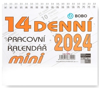 Pracovní mini 14denní 2024 - stolní kalendář
