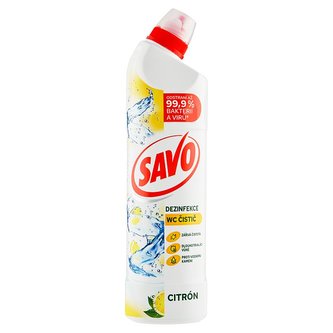 Savo WC gelový čistič s vůní citronu 700 ml