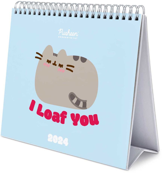 Oficiální stolní kalendář 2024: Pusheen (20 x 17 cm)