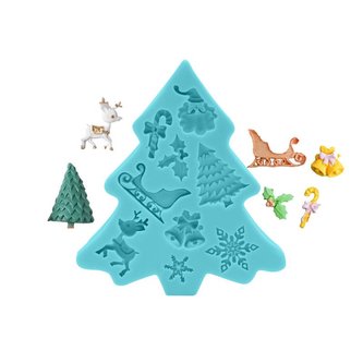 Silikonová formička Vánoce 10x9,5cm - Cakesicq