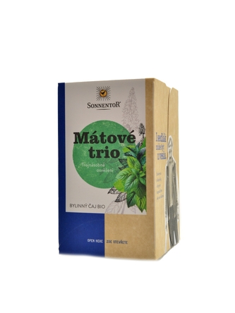 Sonnentor - Mátové trio BIO 21,6 g čaj porcovaný dvoukomorový