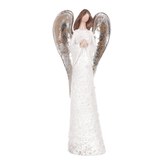 Anděl se stříbrnými křídly, polyresin.