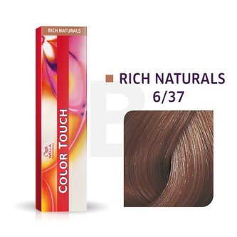 Wella Professionals Color Touch Rich Naturals profesionální demi-permanentní barva na vlasy s multi-dimenzionálním efektem 6/37 60 ml