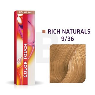 Wella Professionals Color Touch Rich Naturals profesionální demi-permanentní barva na vlasy s multi-dimenzionálním efektem 9/36 60 ml