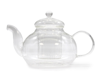 Skleněná čajová konvice s filtrem - 800ml - Perla