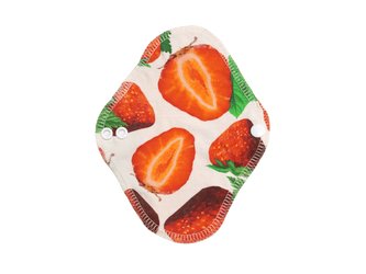 Intimní vložka (Bavlněný úplet) - Jahody