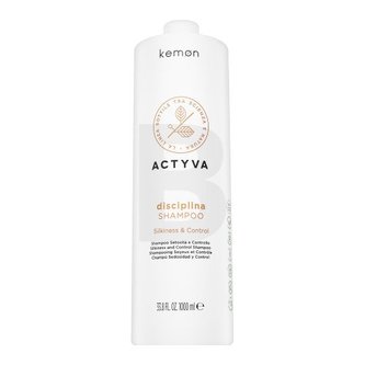 Kemon Actyva Disciplina Shampoo uhlazující šampon pro hrubé a nepoddajné vlasy 1000 ml