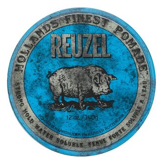 Reuzel Blue Pomade pomáda na vlasy pro zpevnění a lesk vlasů 340 g