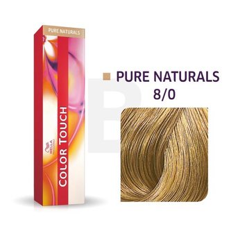 Wella Professionals Color Touch Pure Naturals profesionální demi-permanentní barva na vlasy s multi-dimenzionálním efektem 8/0 60 ml