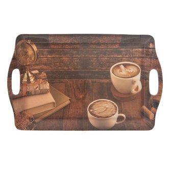 Servírovací tác káva 37x22,7 cm