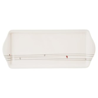 Servírovací tác SRDÍČKA 39,5x16,5 cm