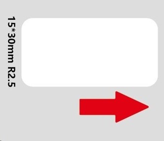 Niimbot štítky RP 15x30mm 210ks White pro D11 a D110